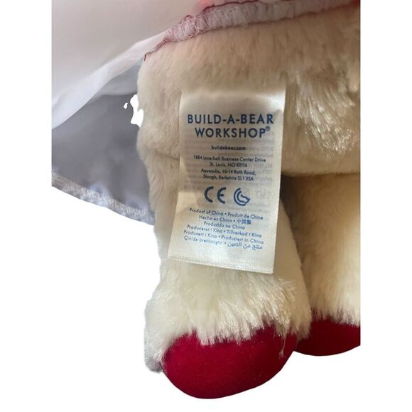 NWT Build-A-Bear Kids Cream 2019 National Teddy Bear Day Stuffed Plush Toy - Picture 3 of 9